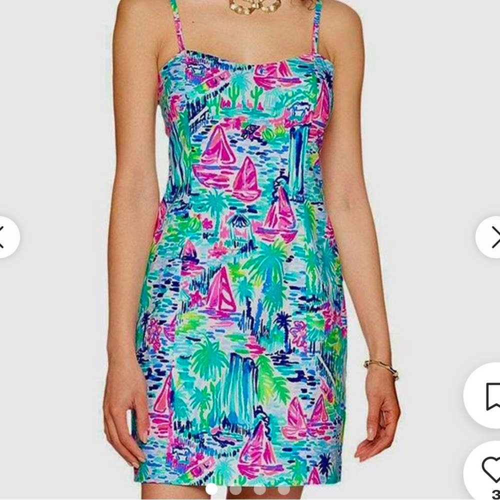 NWT Lilly Pulitzer Salt in The Air Dress Size 0